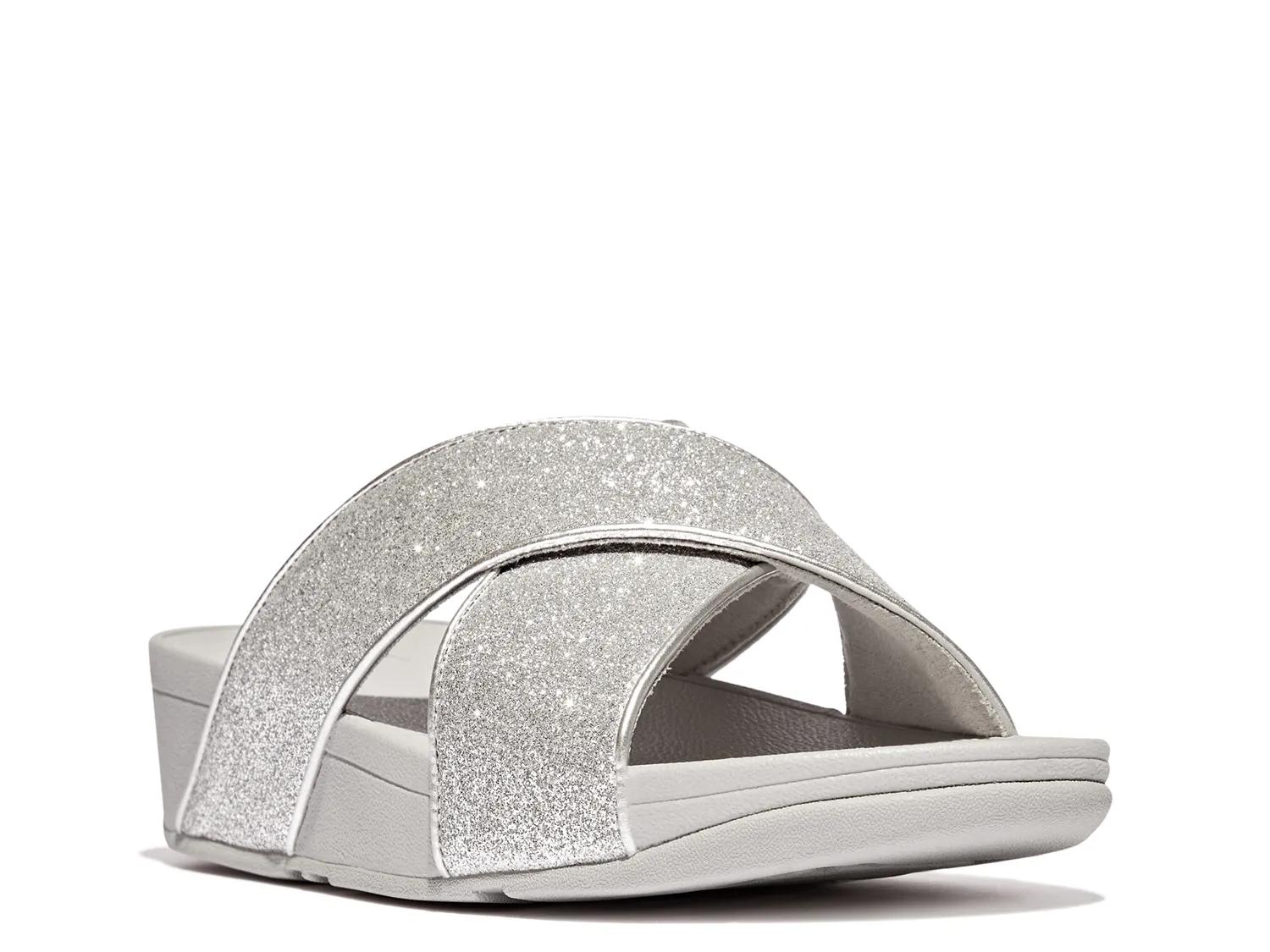 Lulu Glitterdust Wedge Sandal - image 3