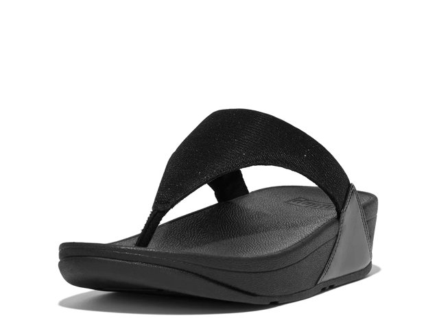 Lulu Shimmerlux Wedge Sandal
