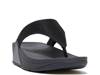 Lulu Shimmerlux Wedge Sandal Navy view