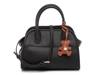 Charm Dome Satchel Black view