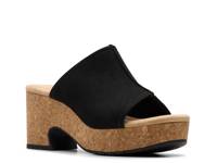 Nerisa Vine Platform Sandal Black Nubuck view