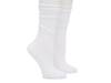 Ribbed Slouch Women's Crew Socks - 2 Pack White view
