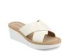 Biara Wedge Sandal White view