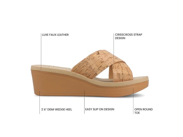 Biara Wedge Sandal