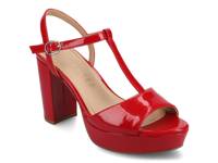 Nalie Platform Sandal Red view