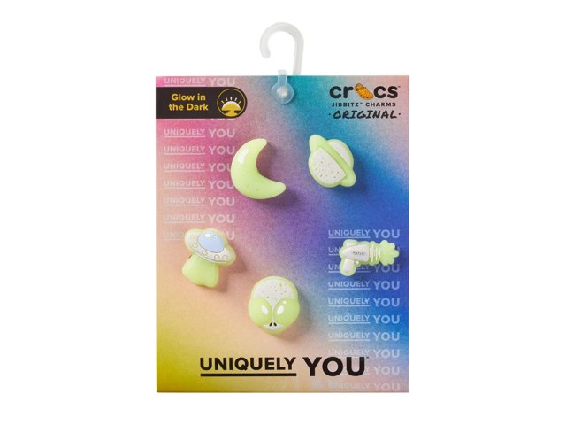 Glow in the Dark Space Jibbitz Set - 5 Pack