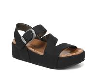 Isabel Platform Sandal Black view