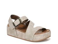 Isabel Platform Sandal Grey view