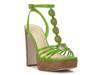 Colero Platform Sandal Dark Green view