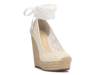Zexie Espadrille Wedge Sandal White Multicolor view