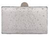 Mindy Clutch Silver Metallic view