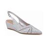 Daniela Wedge Pump Silver Metallic view