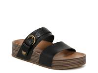 Marge Platform Sandal Black Snake Print view