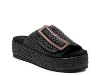 Dover Platform Sandal Black view