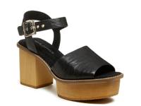 Groove Platform Sandal Black view