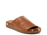 Squish Stud Platform Sandal Dark Brown Leather view