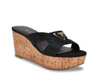Lonaa Wedge Sandal Black view