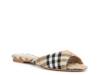 Mews Sandal Tan Plaid Print view