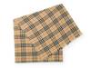 Check Cotton Scarf Tan Plaid Print view