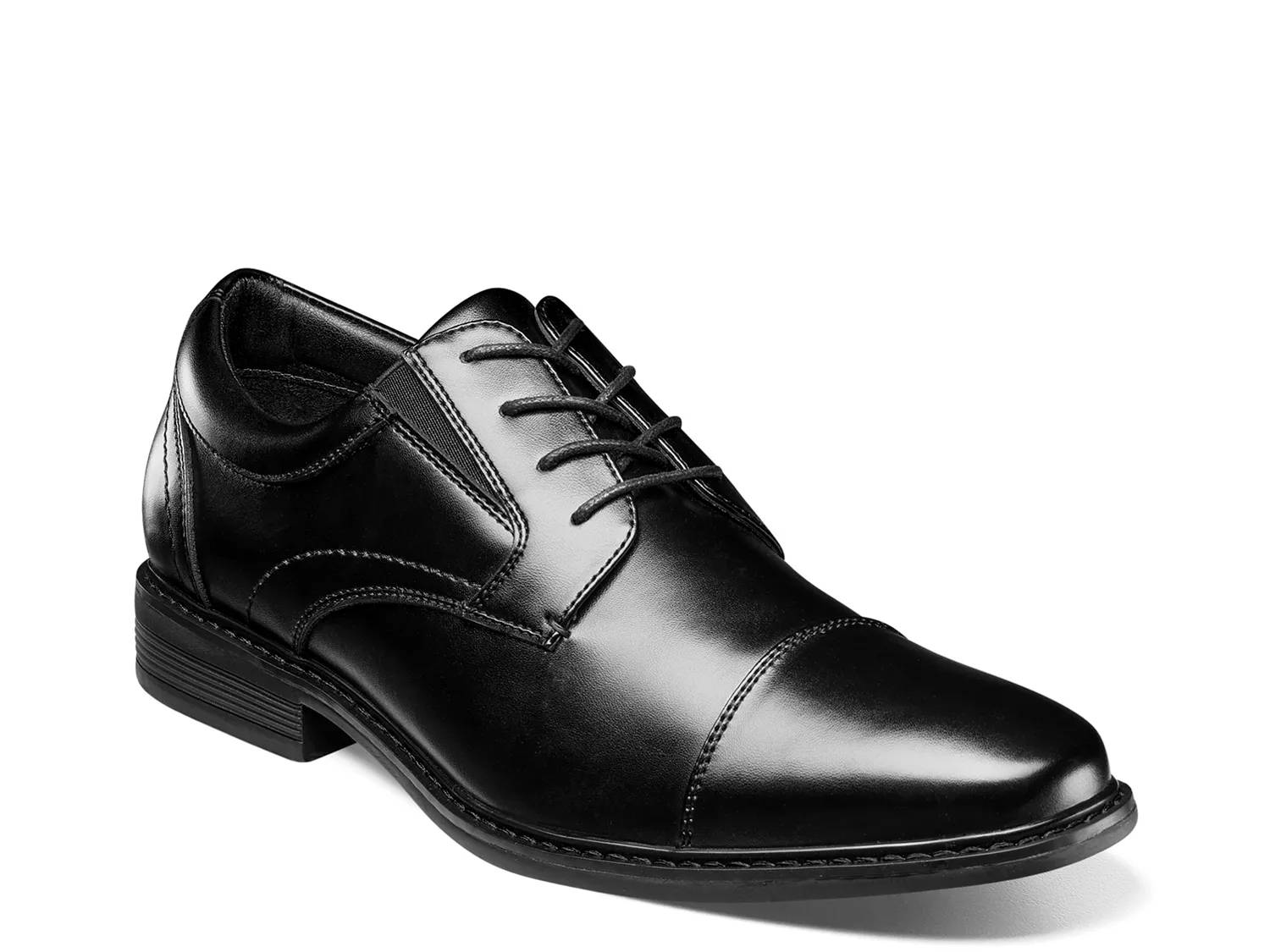 black designer dress shoes men Mezlan Men's Black Designer Cap Toe Lace Up Shoes Capello