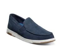 Luca Venetian Loafer Navy Suede view