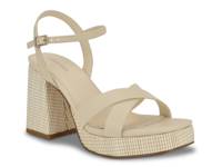 Drancy Platform Sandal Off White view