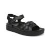 Rosa Wedge Sandal Black view
