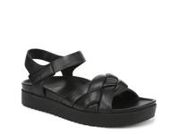 Rosa Wedge Sandal Black view