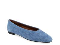 Amelie Flat Blue Denim view