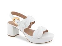 Camea Platform Sandal White view
