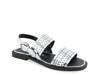 Carole Sandal Silver/Black view