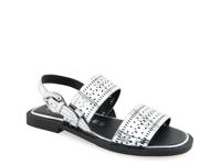 Carole Sandal Silver/Black view