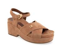 Cora Platform Sandal Taupe view