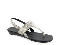 Gemal Wedge Sandal White Snake Print view