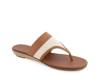 Gesa Wedge Sandal Natural Tan Canvas view