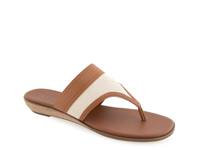 Gesa Wedge Sandal Natural Tan Canvas view