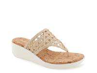 Ivie Wedge Sandal Natural Raffia view