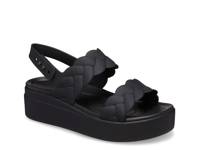 Brooklyn Wedge Sandal - Women's Black view