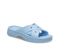 Classic Cross Strap Sandal - Women's Blue Calcite view