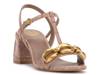 Chirie Sandal Taupe Croc Print view
