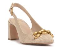 Hamden Pump Beige Snake Print Leather view