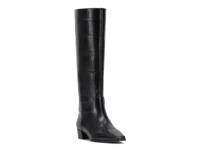 Pavla Boot Black Croc Print Leather view