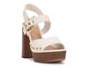 Pazton Platform Sandal Off White view
