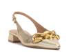Valiey Pump Gold Metallic Leather view
