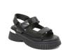 Bayside Platform Sandal Black view