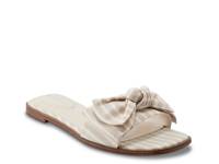 Violeta Sandal Cream/Light Grey Striped Fabric view