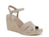 Gwen Wedge Sandal Taupe Suede view