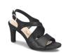 Jolene Sandal Black Metallic Leather view