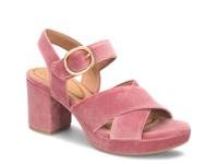 Lizzie Platform Sandal Rose Velvet view