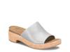 Cass Platform Sandal Light Blue Leather view